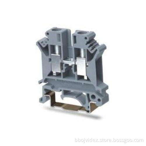 800V 57A 24 - 8 AWG UK6N Screw Type Terminal Blocks For Sp3